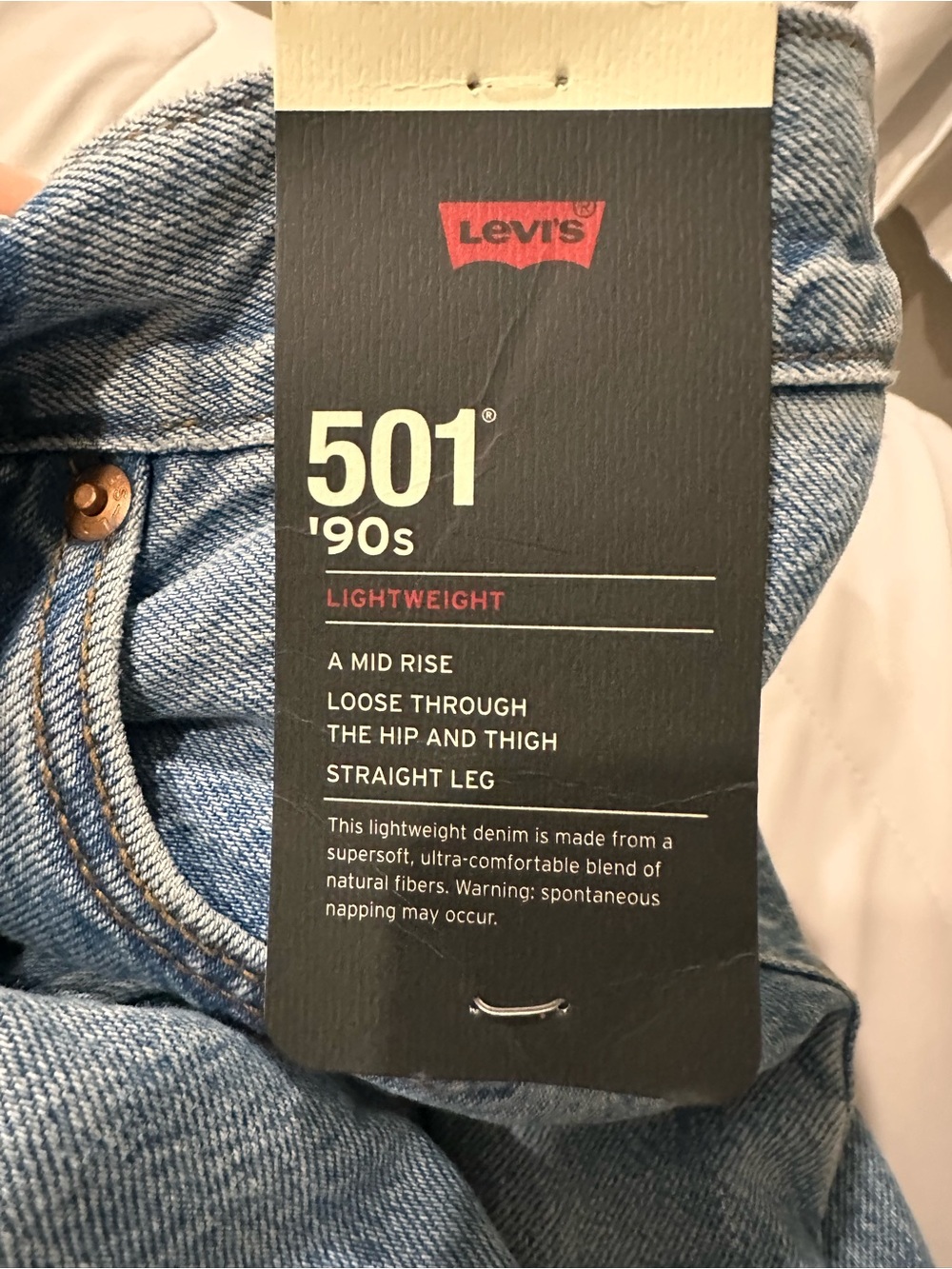 Levi's 501® '90s Lightweight Women's Jeans 25 x32 NEW WITH TAGS - Picture 10 of 12